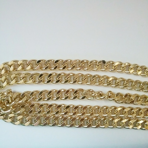 Borse In Pelle | Teal Gold Chain Crossbody - Picture 6 of 6